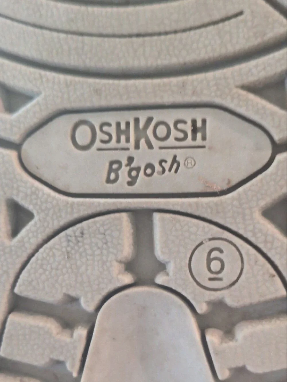 OshKosh B'gosh White and Blue Kids Sneakers